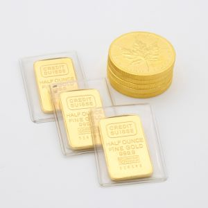 Gold Coins and one ounce bullion bars